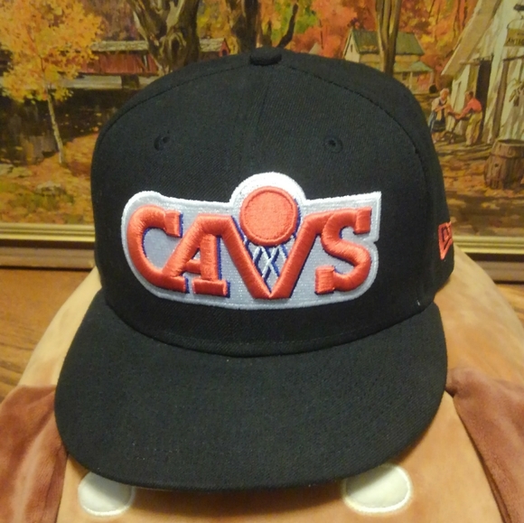 🏀 CAVS New Era Fitted Hat Cap Cleveland Cavaliers - Picture 3 of 16